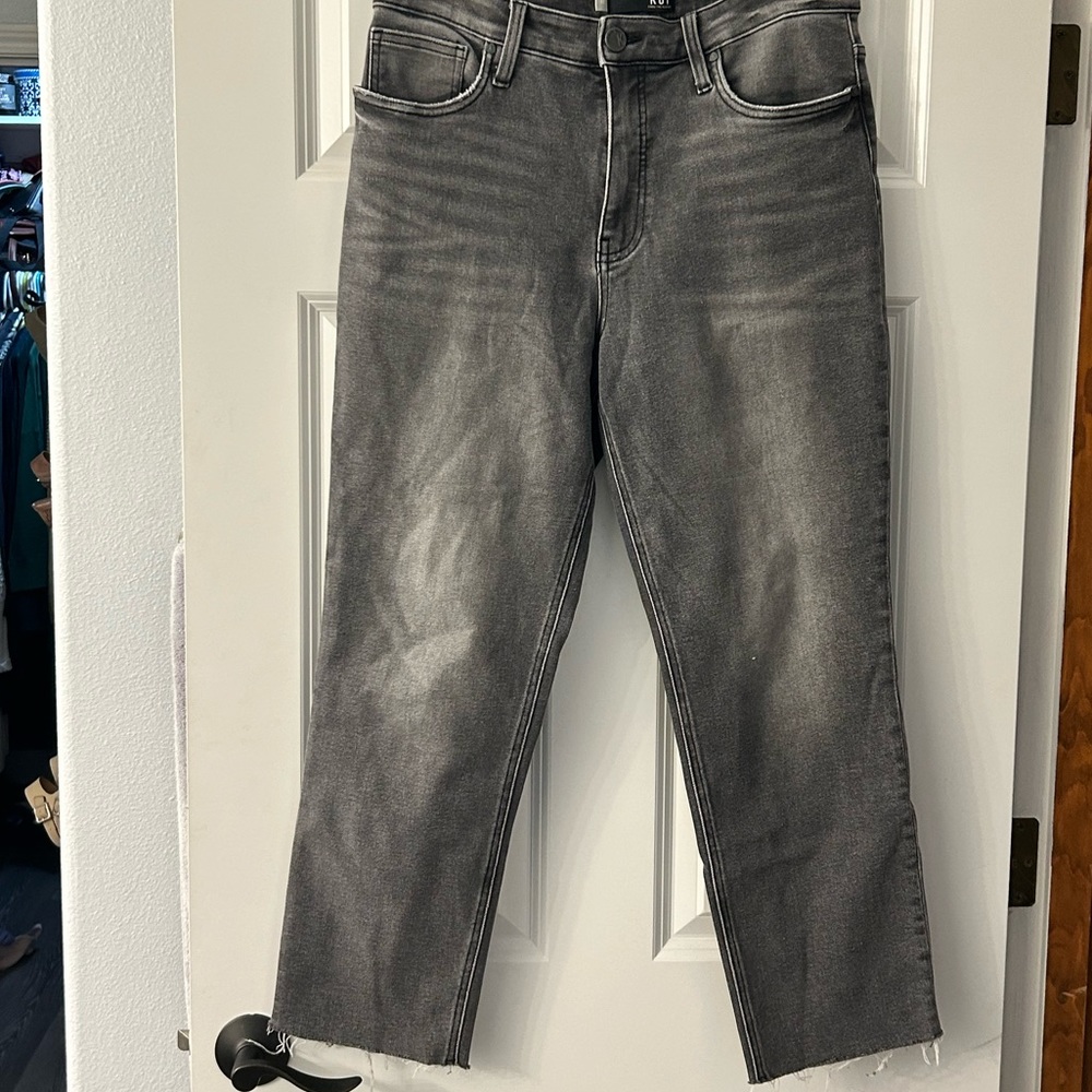 Kut From The Kloth - Rachael Fab Ab Mom Jean - raw hem.